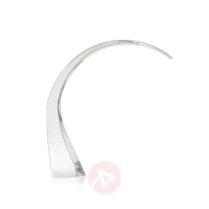 Taj Mini – lampa biurkowa LED, przezroczysta