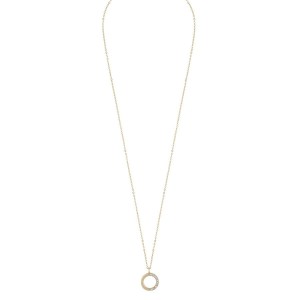 Snö Of Sweden Portal Pendant Necklace Gold / Clear 42cm