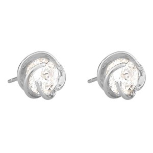 Snö Of Sweden Grass Earring Silver / Clear