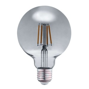 Żarówka globe kulista LED E27 6W 3 000 K dym