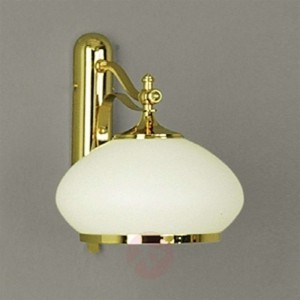 Lampa ścienna EMPIRA, klosz z mlecznego szkła