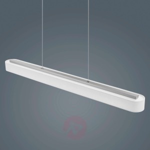 Helestra Bora lampa wisząca 101,5 cm klosz biały