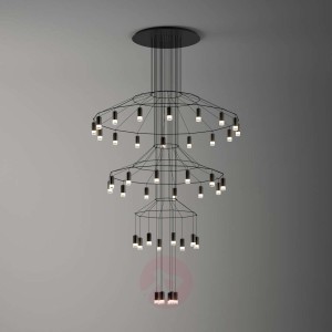 Imponująca lampa wisząca LED Wireflow