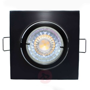 Wysokonapięciowy downlight Kano kątowy czarny
