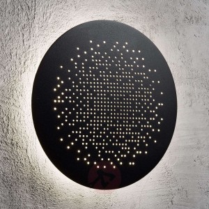 Nastrojowy kinkiet LED Hunt Ø 19 cm