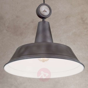 Lampa wisząca Istari w st. vintage, antyczny szary