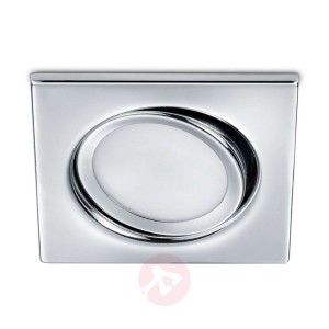 Przechylany reflektor wpuszczany LED Rila chrom