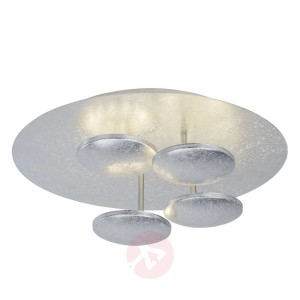 Srebrna łota lampa sufitowa LED Pharaoh