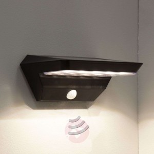 Lampa ścienna solarna LED Wally z czujnikiem