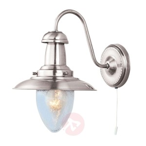 Lampa ścienna Fisherman w kolorze srebrnym