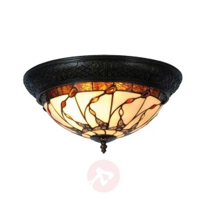 Lampa sufitowa w stylu Tiffany Florent