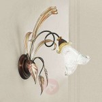 Kwiatowa lampa ścienna Giuseppe