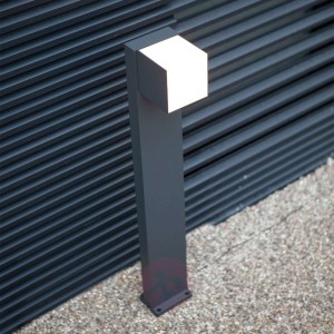 Słupek ogrodowy LED Cuba, 1-pkt., obracana głowica