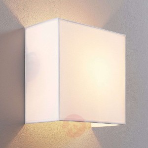 Lampa ścienna Adea, 25 cm, kwadratowa, biała