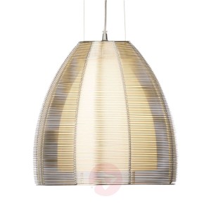 Relax - stylowa lampa wisząca, chromowa