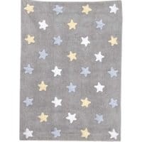 Dywan Tricolor Stars Grey Blue Pastel 120x160 cm