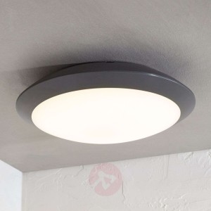 Lampa sufitowa zewn. LED Naira szara, z czujnikiem