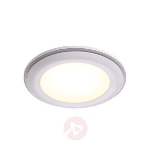 Lampa sufitowa wpuszczana LED Elkton, Ø 8 cm