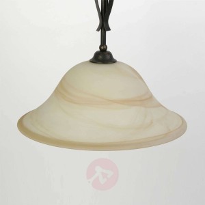 Stylowa lampa wisząca Fiore, jednopunktowa