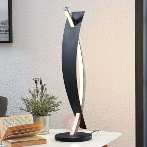 Lampa stołowa LED Marija w kolorze czarnym