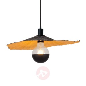 Lampa wisząca Crazy Paper, czarno-złota, Ø 41cm