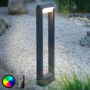 Słupek oświetleniowy LED Q-Albert, antracyt