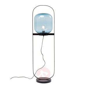 KARE Jupiter lampa podłogowa, niebiesko-czarna