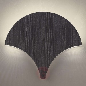 Kinkiet LED Palm, czarno-srebrny