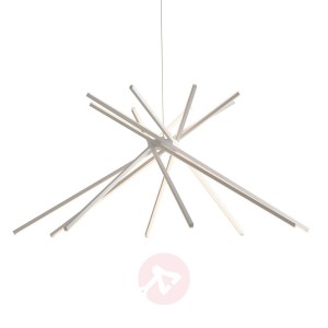 Lampa wisząca LED Szanghaj, biała