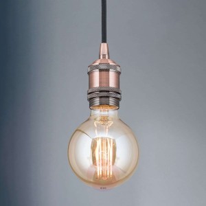 Lampa wisząca oprawa Jailhouse miedź