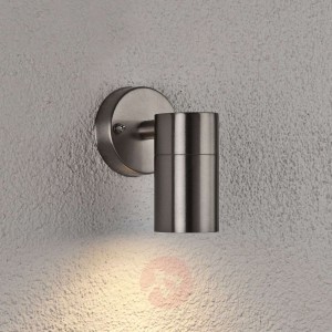 Hakan - lampa ścienna stal szlachetna na zewnątrz