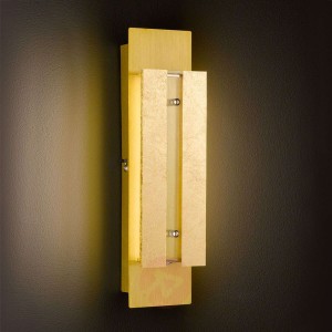 Arlon - kinkiet LED, złoty, ściemniany 3-stopniowo