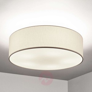 Lampa sufitowa Gala, 60cm, klosz chinz beżowy