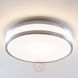 Lindby Nelia lampa sufitowa LED alu okrągła, 41 cm