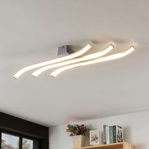 Lampa sufitowa LED Annays, falista, ściemniana