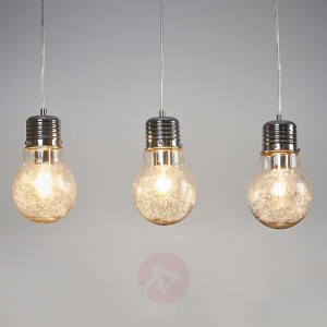 Trzypunktowa lampa wisząca do jadalni Rubi