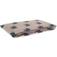 Narzuta pikowana Fil Brown Dark Blue 200x250 cm