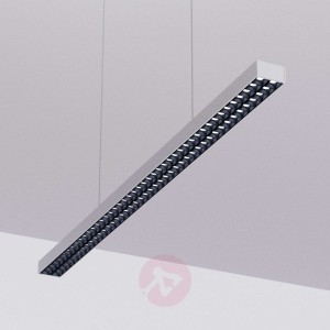 Lampa wisząca LED Jolinda do biura, srebrna