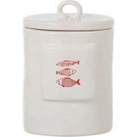 Pojemnik z pokrywką Fish Red S