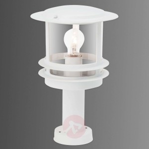 Fascynująca lampa na cokół Hollywood biała