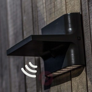 Solarny kinkiet zewnętrzny LED Twill z czujnikiem