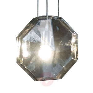 Karman 24 Karati lampa wisząca ośmiokąt szary dym
