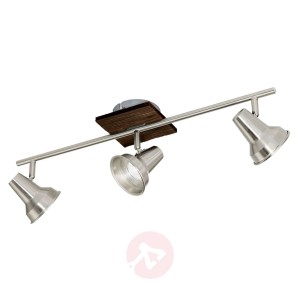 Lampa sufitowa Filipina z drewnianą dekoracją
