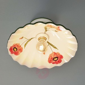 Stylowa lampa sufitowa PAPAVERI z ceramiki