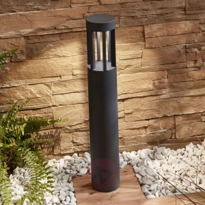 Słupek ogrodowy LED Jordis, ciemnoszary
