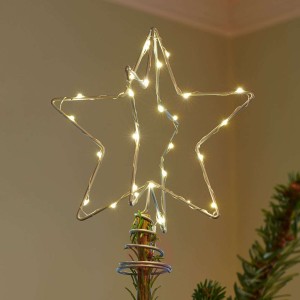Oświetlenie dekoracyjne LED Christmas Top, srebrne