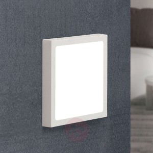 Lampa sufitowa LED Vika, kwadratowa, 18 cm