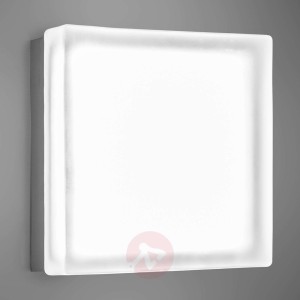 Kwadratowy kinkiet LED Briq 02 uniwersalna biel
