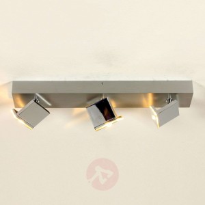 Trzypunktowa lampa sufitowa LED Elle, ściemniana