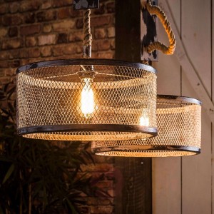 Lampa wisząca Restrickt, 2-punktowa